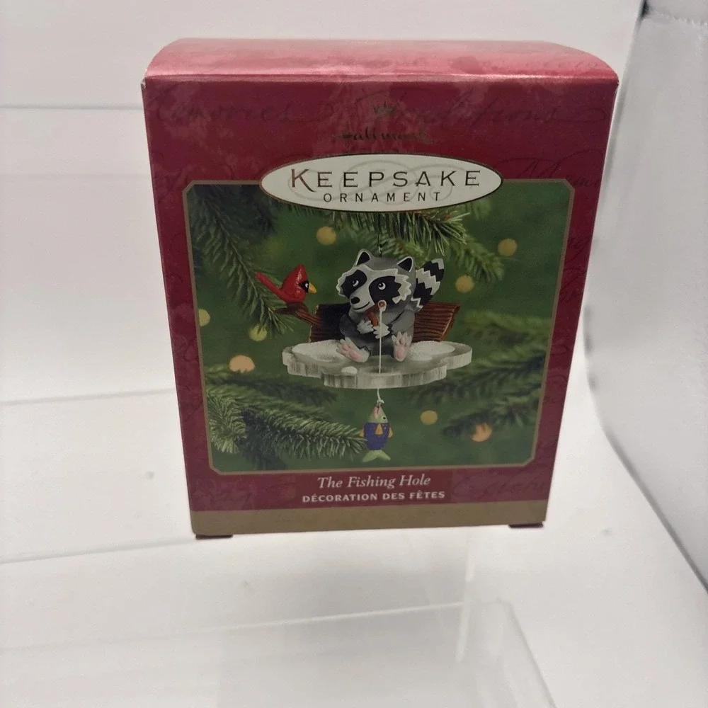 Hallmark Keepsake Ornaments~Lot of 3~Murray Flagship/The Fishing Hole/Pony Exp